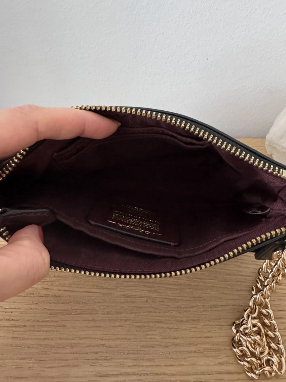 RARE Coach x Selena Gomez Nolita Leather Bag Wristlet - Picture 10 of 12